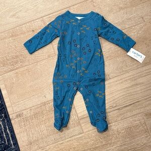 NWT Carter's Teal footie One Piece 6M